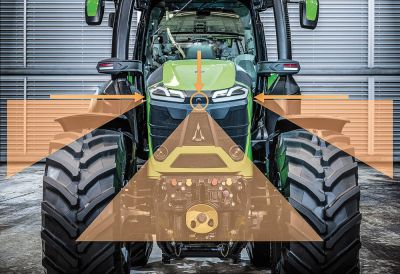 Sicherheits-Kamera-System für Großtraktoren