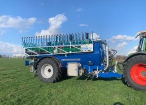 Kotte Güllefass mit Antriebsachse von BPW