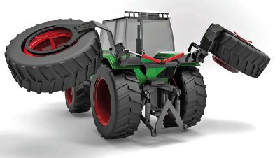 bodenschonende Zwillingsräder Peeters Landbouwmachines Peecon Gull Wing