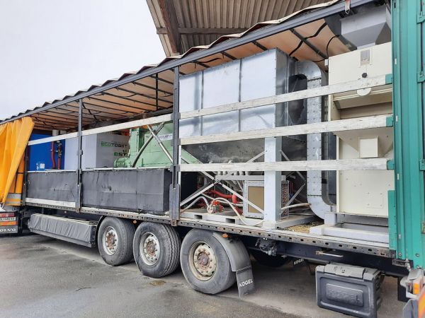 Toast- und Pressanlage für Sojabohnen