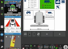 Bildschirm von Topcon